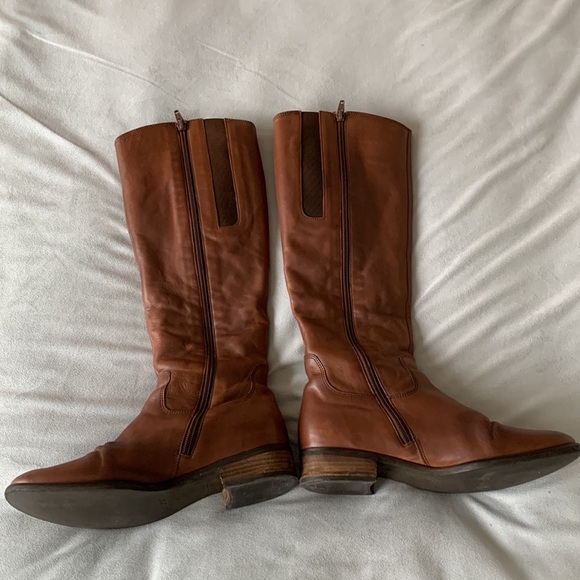 Gabor Brook Brown Leather Equestrian Riding Boot Size 6.5 - Picture 4 of 16